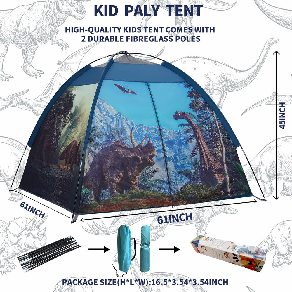 Mnagant Play Tent durability with double-stitched polyester fabric.