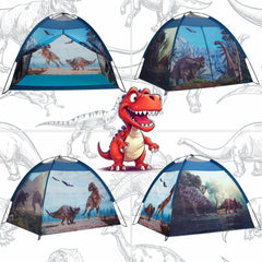 Mnagant Dinosaur Play Tent interior scene for group adventures.