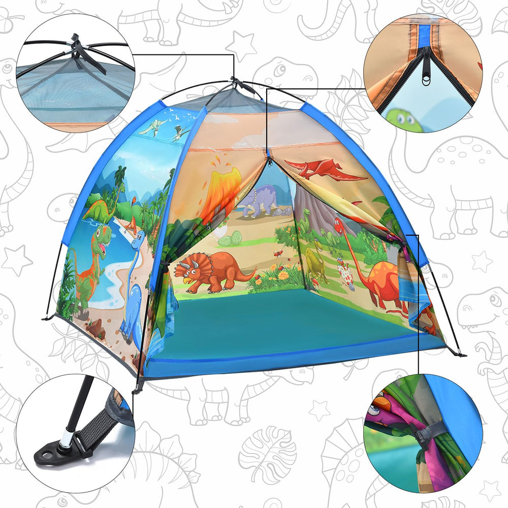 Mnagant Dinosaur World tent portable for home, park, or on vacation.