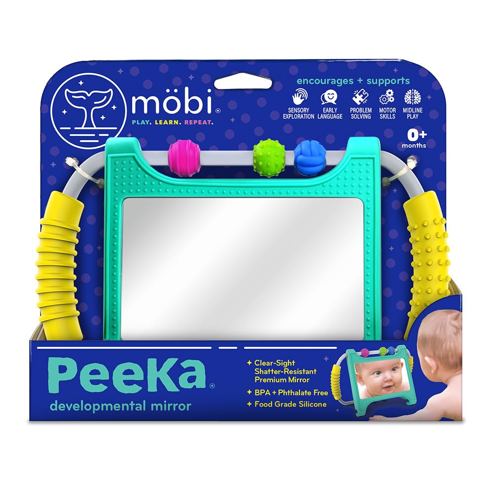 MÖBI Mobi Peeka baby mirror for tummy time exploration