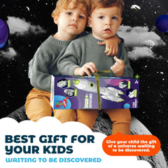 MOBIUS Toys Space Adventure Playset gift packaging perfect for birthdays.