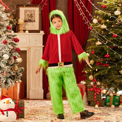 MOBJVIY front view of Christmas monster costume for easy gifting