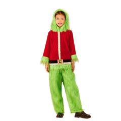 MOBJVIY green furry monster pants soft and breathable for play