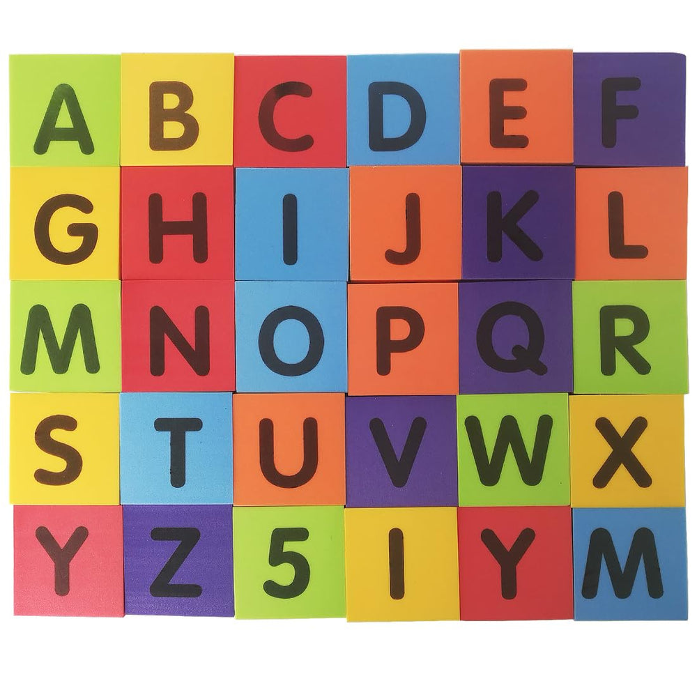 MOBU foam blocks with numbers 0-9 for counting play
