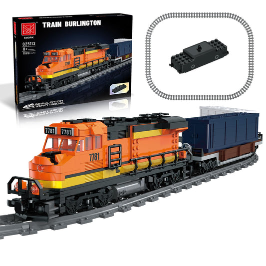 MOCBROPCS Burlington train head—rechargeable motorized power for smooth operation.