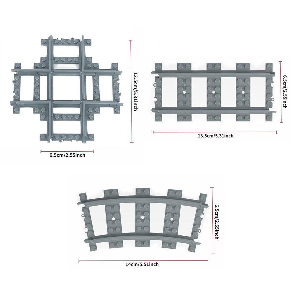 MOCBROPCS expansion-pack-rails enables larger playset and imaginative rail layouts.