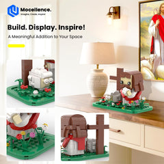 Mocellence Building Block Pieces for creative construction and motor skills.