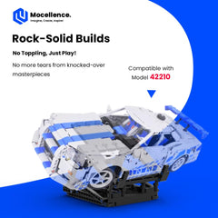Mocellence Lego Technics display stand assembly-instruction guide shows quick setup.