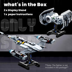 Mocellence pack of 2 stands on a shelf saves space.