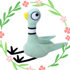MOCHUJOM Pigeon Plush 12-inch size, soft hug-friendly companion.