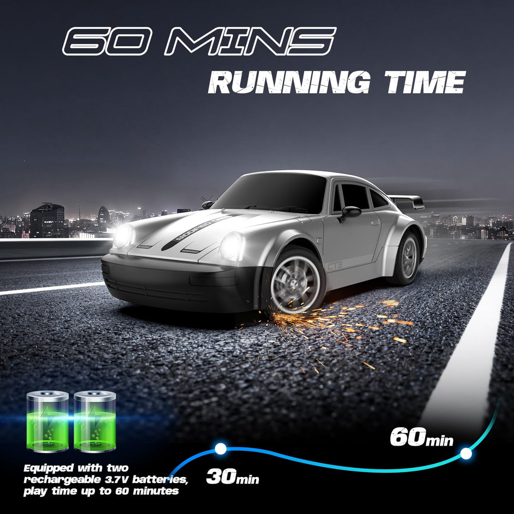 MOCOMI RC drift car dual-mode suits indoor drifting and outdoor racing.