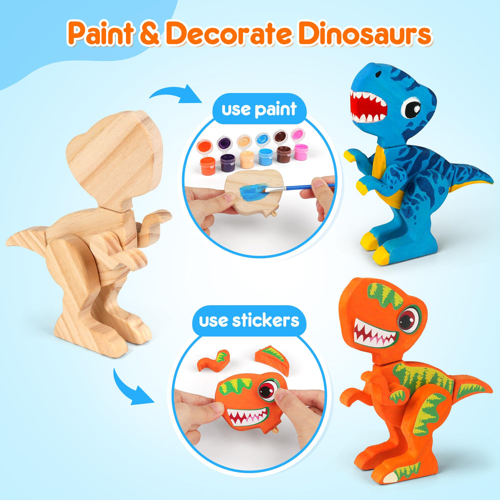 Mocoosy dinosaur kit paints spark imaginative painting sessions for kids