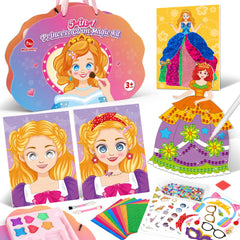 Mocoosy Princess Makeup Kit cover with portable handbag design for travel crafts