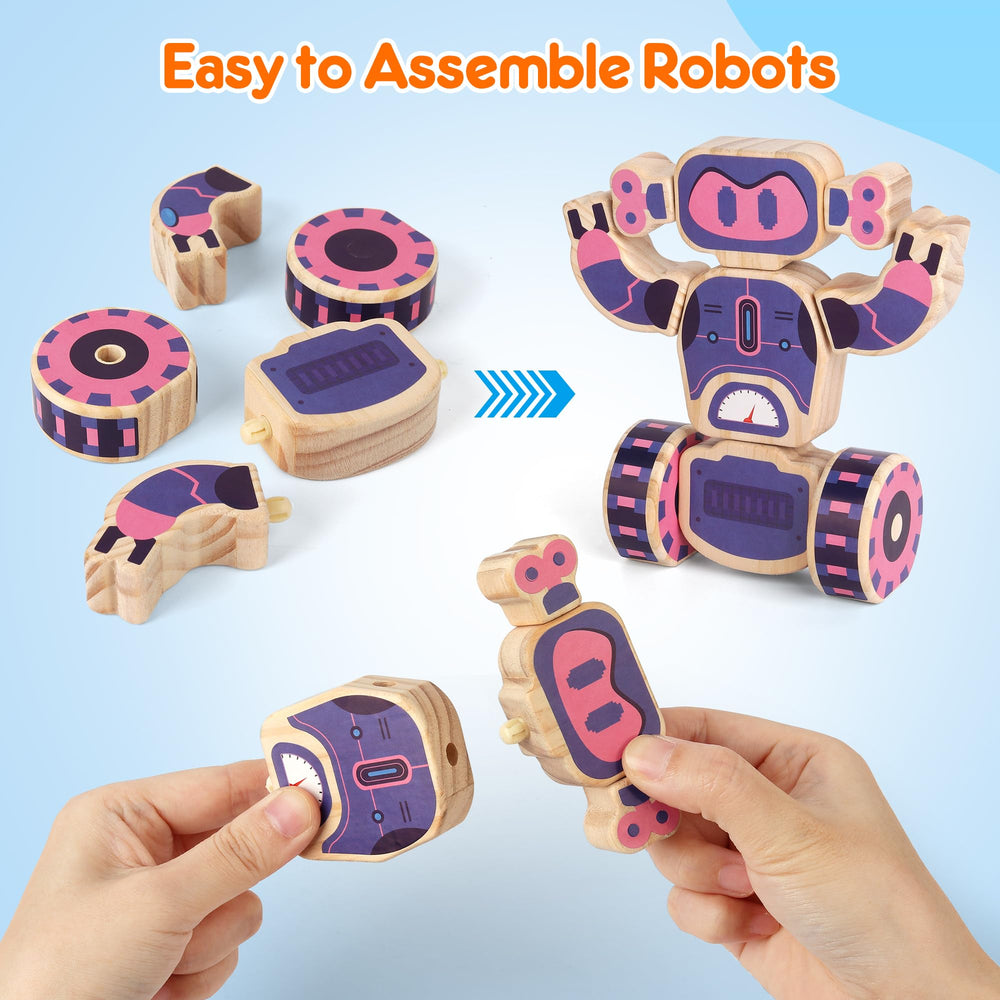 Mocoosy robot stickers for customizing unique designs.