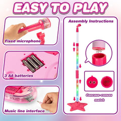 MOEAWS guitar features 6-note keys and 3 music buttons for exploration
