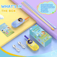 MOICO walkie talkie colorful design suited for 3-12 year olds