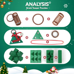Mojimky Christmas countdown puzzle calendar, reusable holiday fun