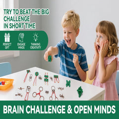 Mojimky wooden 3D puzzle set, tactile and durable for adults and teens