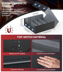 MoKo box fits standard card sizes up to 2.7 x 3.8 inches