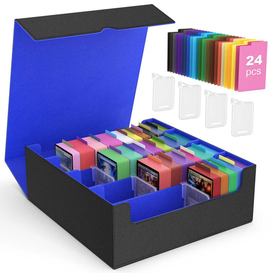 MoKo Trading Card Storage Box with 3000+ capacity keeps sleeved decks neatly stored