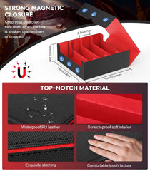MoKo microfiber interior protects cards from scratches.