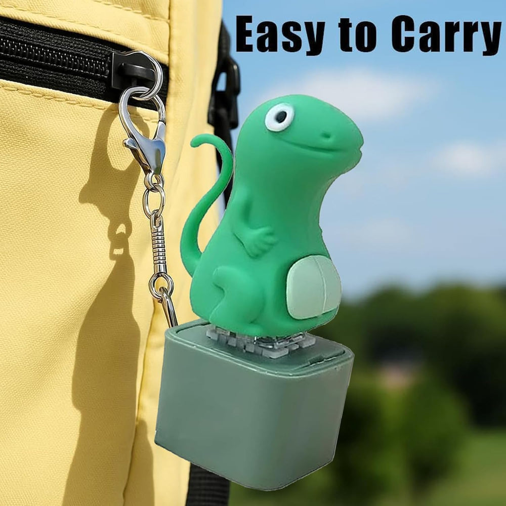 Mokvtz keychain offers portable relaxation during commutes and lines.