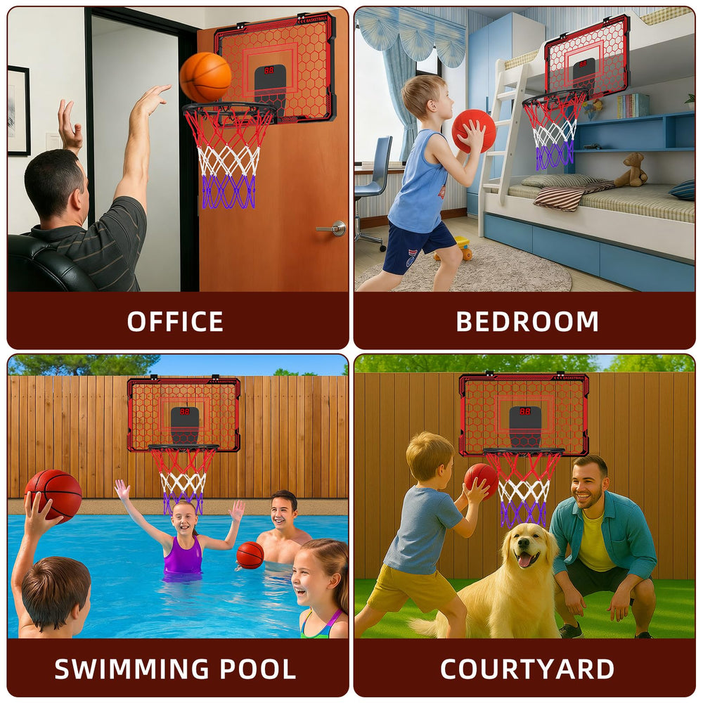 Molutsody included basketballs and air pump enable immediate shooting fun