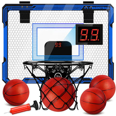 Molutsody indoor hoop with LED scoreboard for interactive play and real-time scoring.