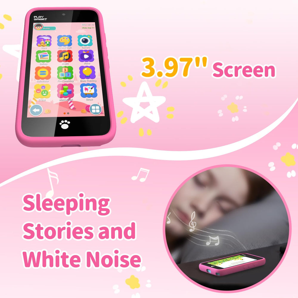 MOMILLA 3.97-inch touchscreen is clear and kid-friendly.