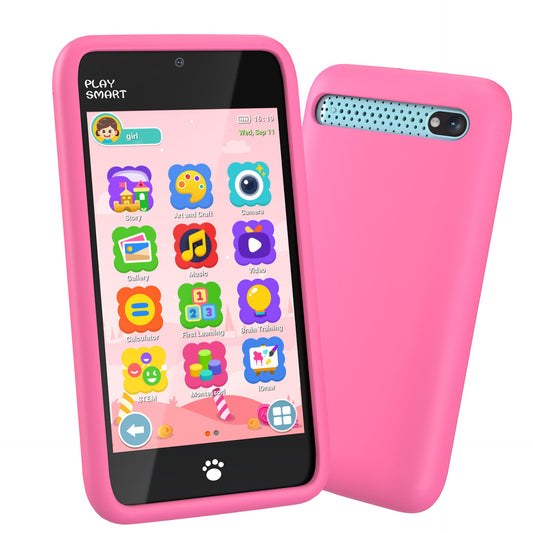 MOMILLA Kids Smart Phone with a 3.97-inch display for imaginative play and learning