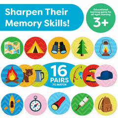 Momo & Nashi memory game cards for camping trips and screen-free play