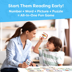 Bright visuals and colorful numbers support early math recognition with delight.