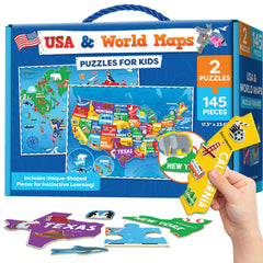 Momo Nashi World Map Puzzle 145pcs for geography learning and family play