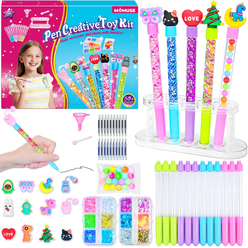 MOMUSE 50 accessories kit contents provide all tools for creative, mess-free pen making.