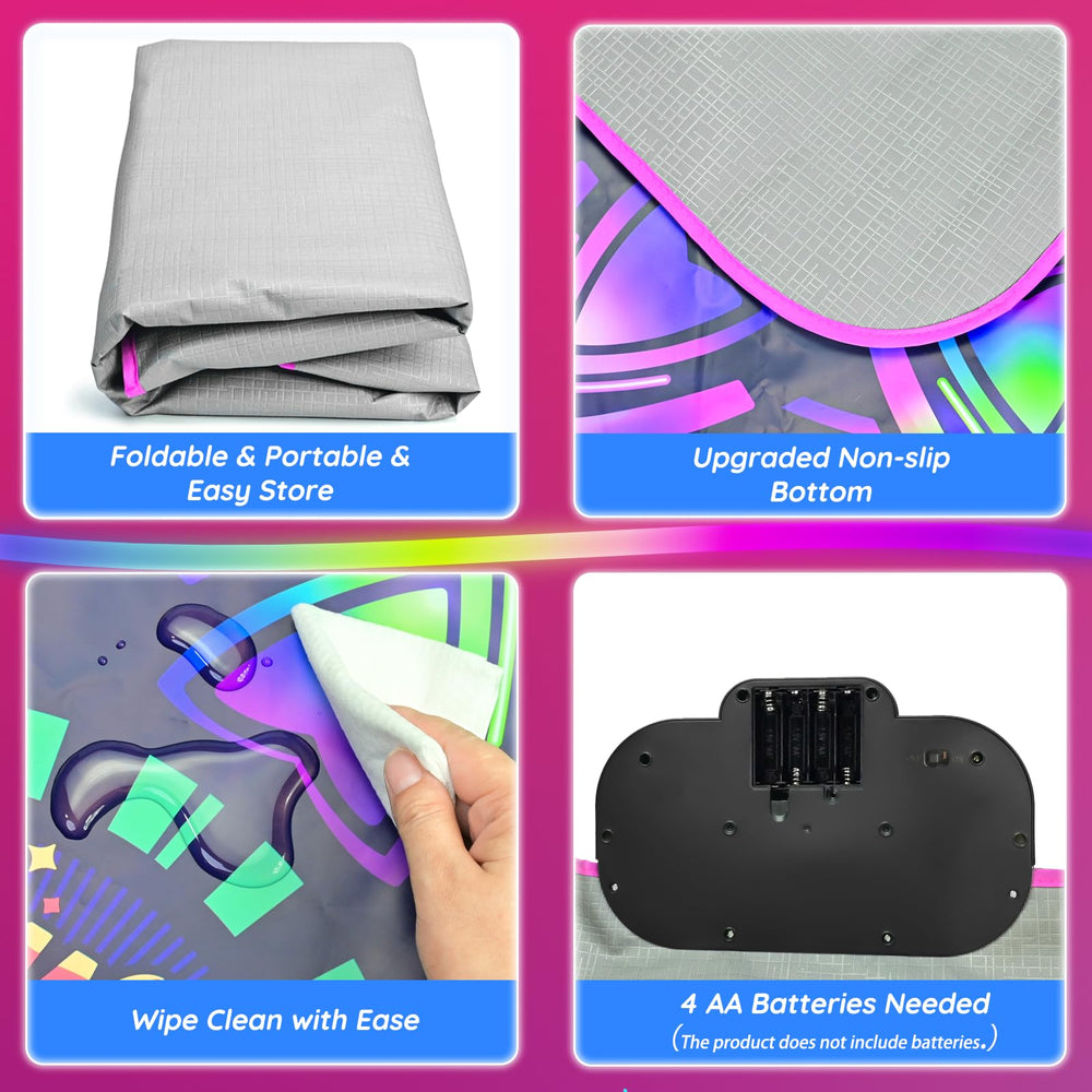 10-minute auto-sleep saves power between sessions on MOMUSE mat.