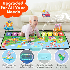 Bright, lighted control box on MOMUSE mat for engaging sessions.