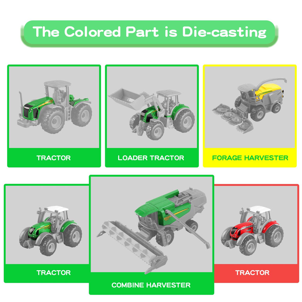 Moncasso mini farm animals bring life to a bustling pretend farm.