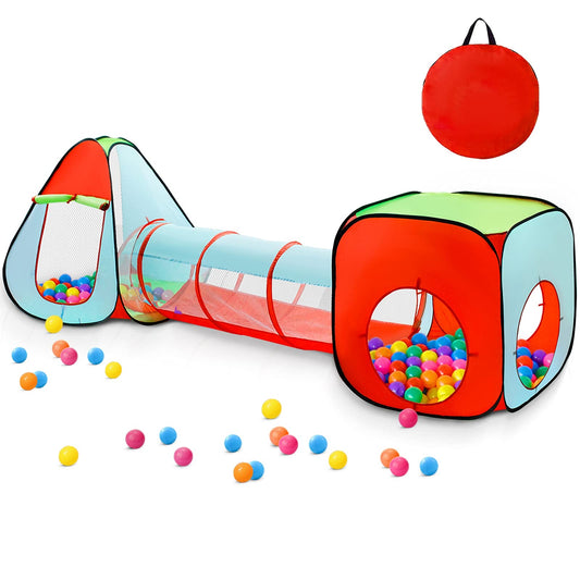 Moncoland 3pc Kids Play Tent ball pit — safe, engaging indoor play space
