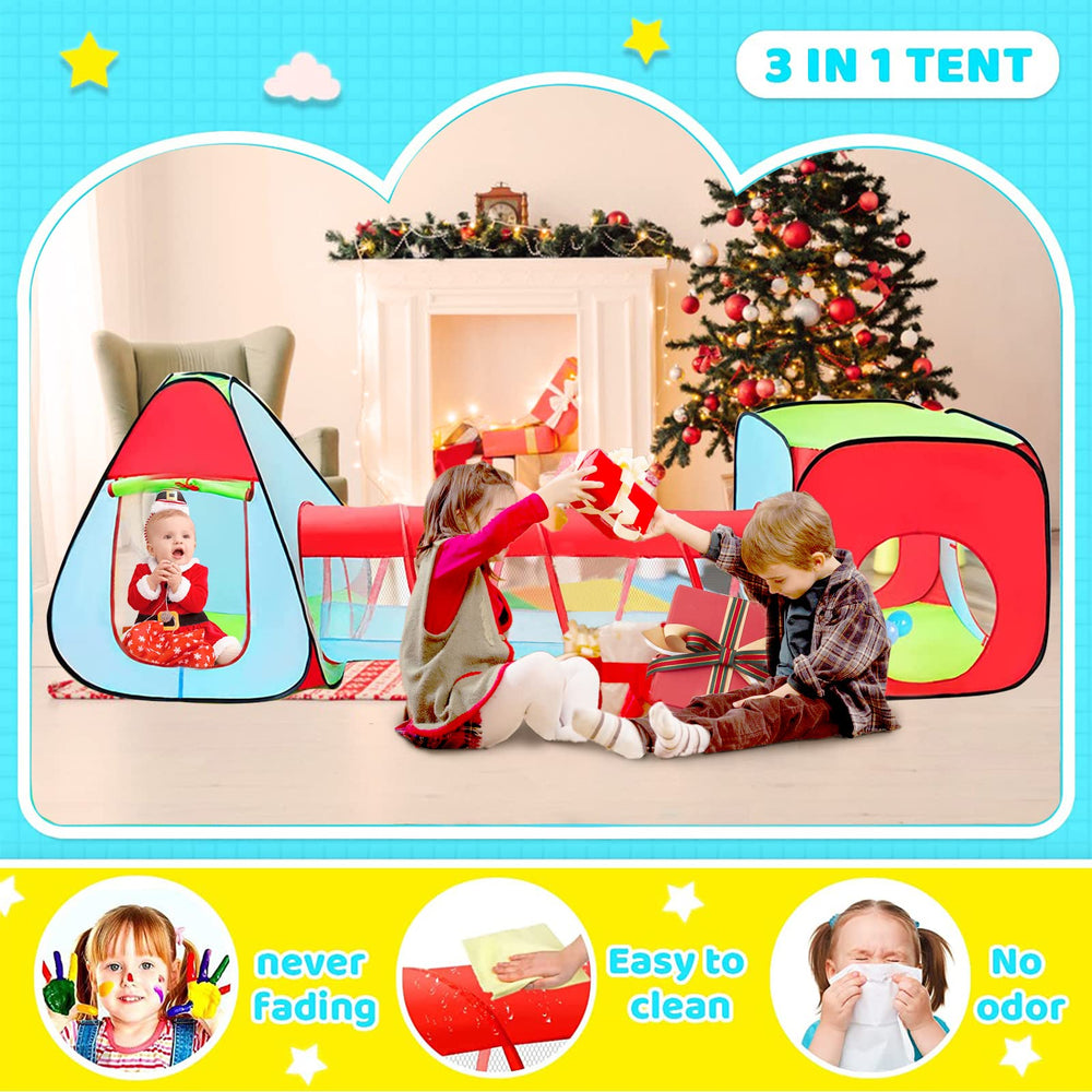 Moncoland 3pc Kids Play Tent carrying bag — easy storage and portability