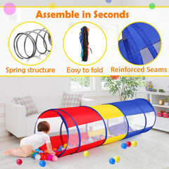 Moncoland easy-fold storage tunnel simplifies weekend outings.