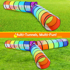 Moncoland tunnel with durable polyester construction withstands daily use.