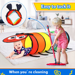 Moncoland tunnel as obstacle course for kids and gentle agility fun