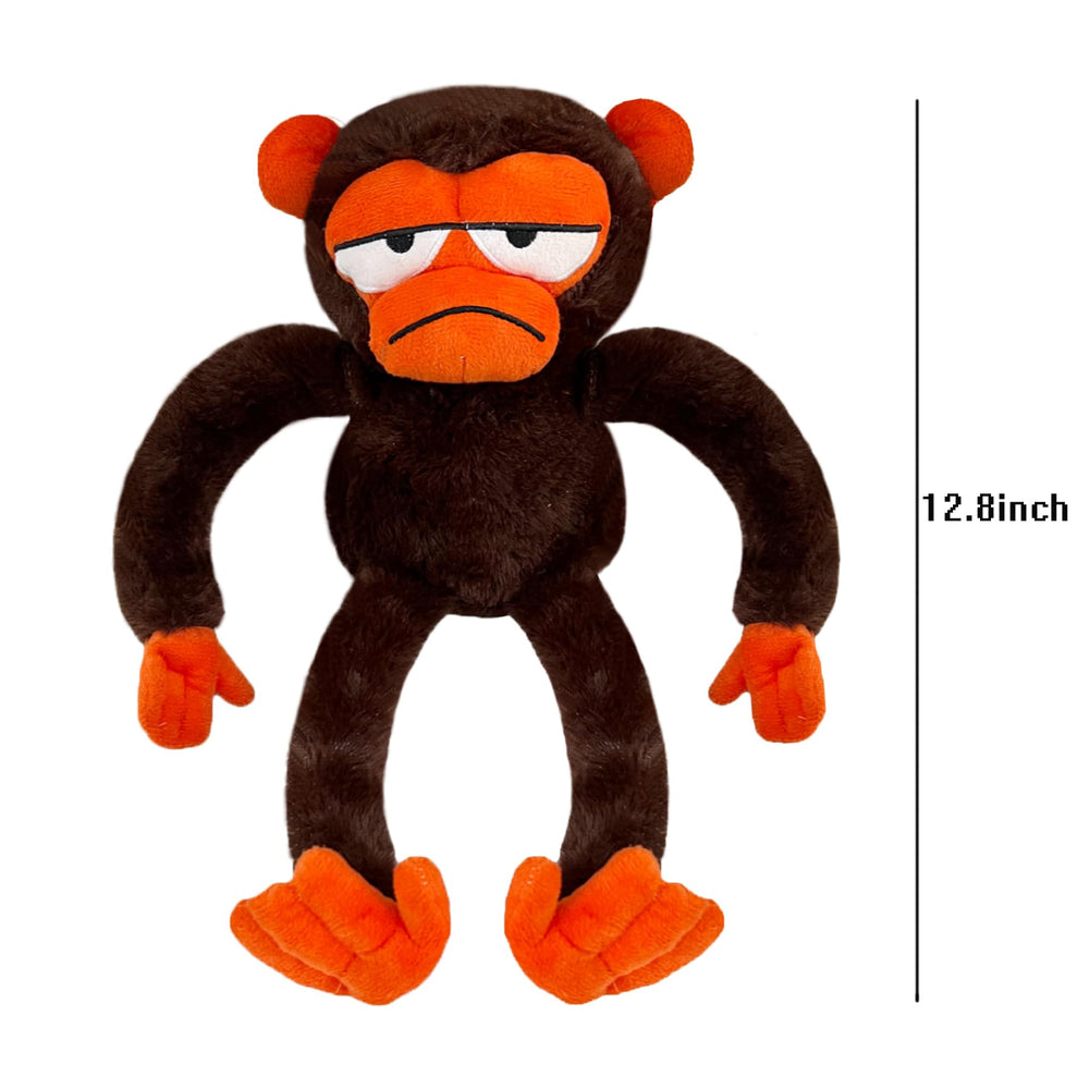 Monkey plush child holding moment, comforting companion after school