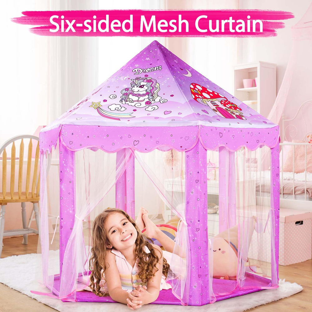 Monobeach Princess Tent castle design sparks fairy-tale play space.