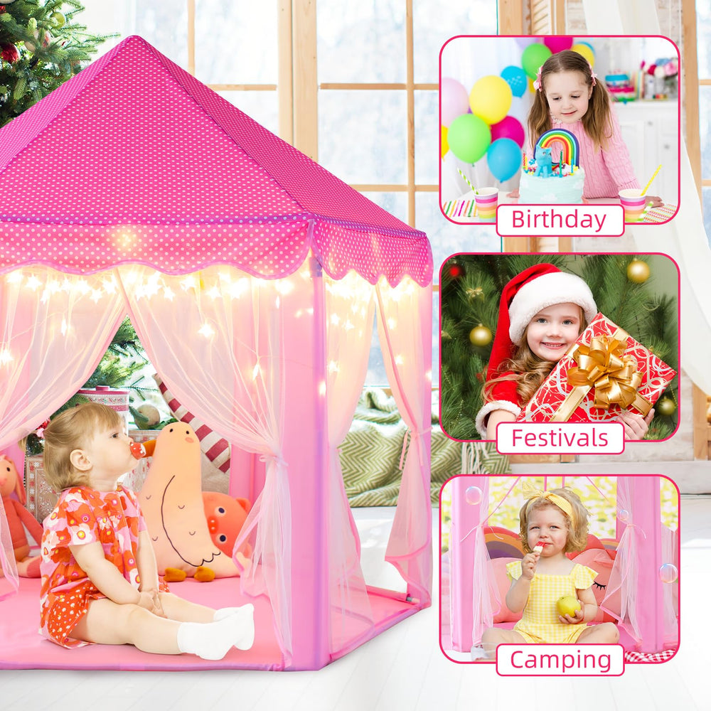 Monobeach Princess Tent durable polyester holds up to daily use.