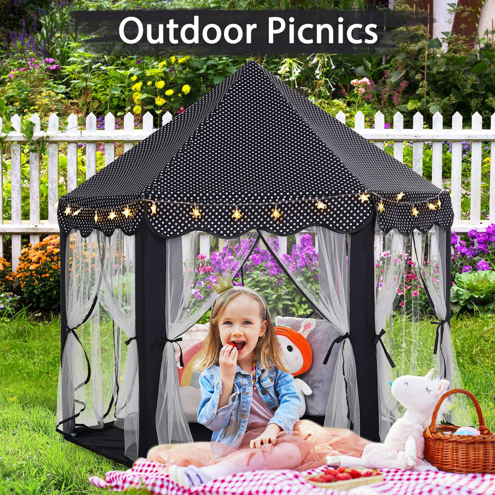 Monobeach Princess Tent suitable for indoor and outdoor play spaces
