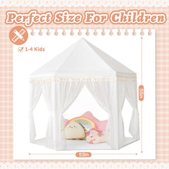 Monobeach Star Lights illuminate magical play moments inside the tent.