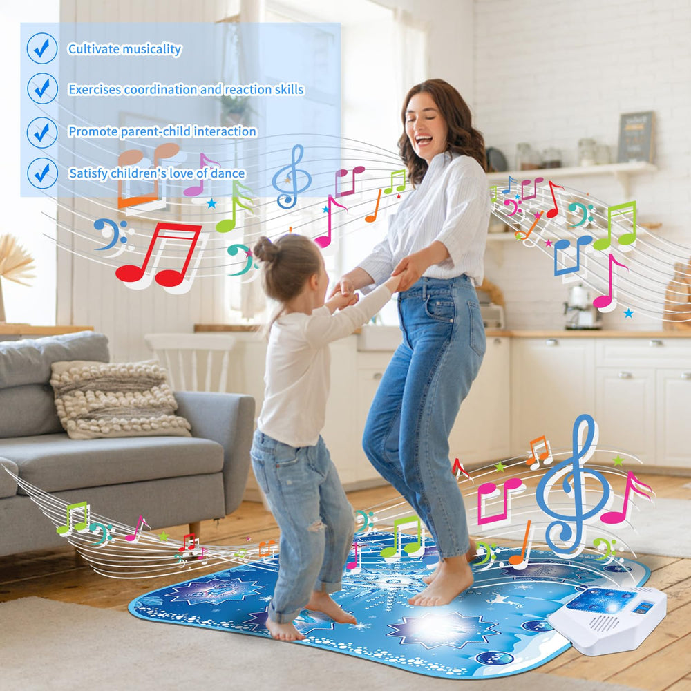 monochildoing frozen dance mat memory function to boost engagement.