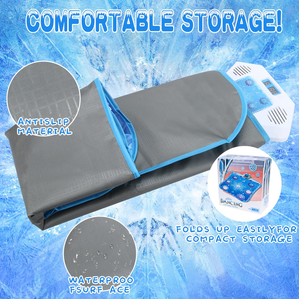 monochildoing frozen dance mat non-slip bottom for safe floor play.