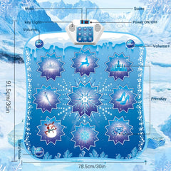 MonoChildoing Frozen-themed mat with LED lights for immersive pretend play